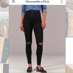 Abercrombie High Rise Super Skinny Jeans